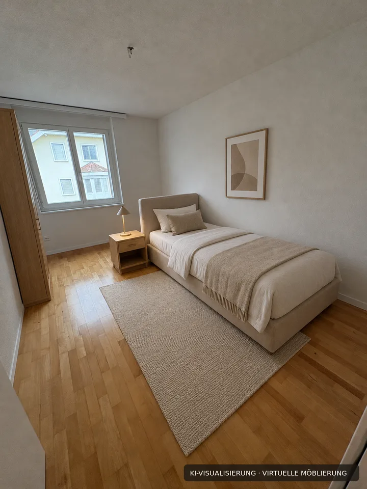 Appartement de 4,5 pièces rénové avec cheminée, ascenseur et vue panoramique