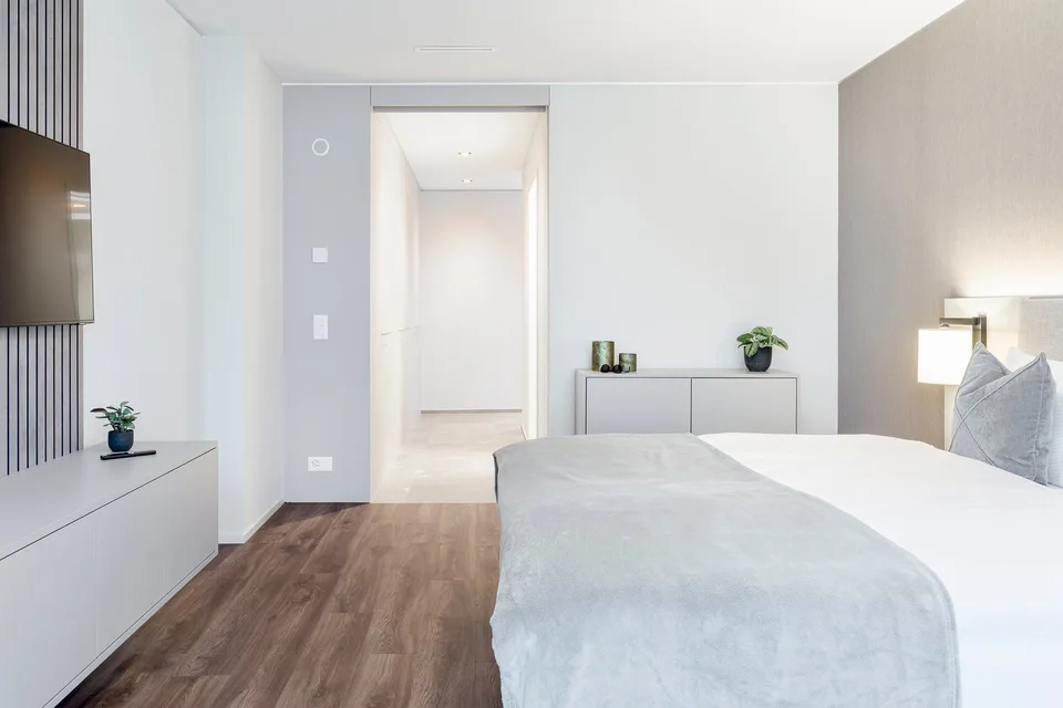 2-Zimmer Apartment Superior Suite möbiliert in Cham (Zug), Papieri-Areal