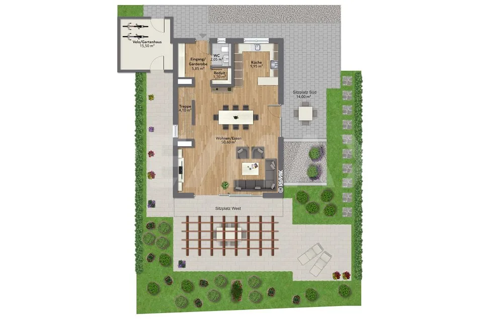 FREISTEHENDES, HOCHWERTIGES 6½-ZIMMER-MINERGIE-HAUS – Foto 9 von 12
