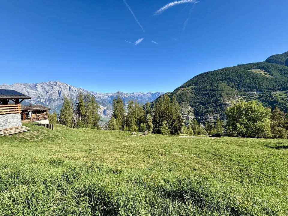 Bauparzelle bereit, Ihr zukünftiges Chalet in La Tzoumaz zu empfangen – Foto 4 von 7
