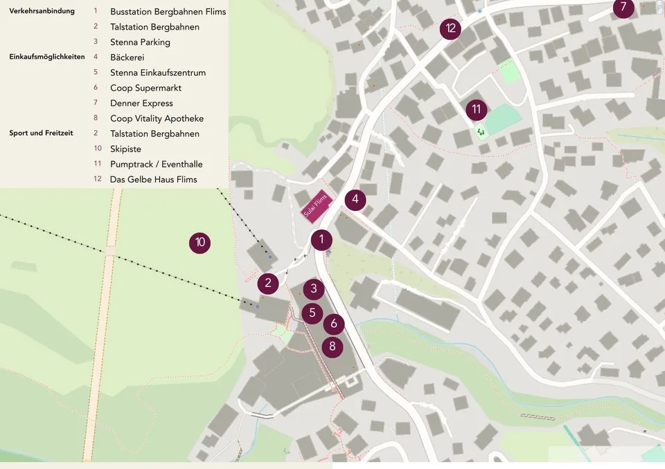 Appartamento 2.5 locali gestito, direttamente alle funivie a Flims! – foto 7 di 14