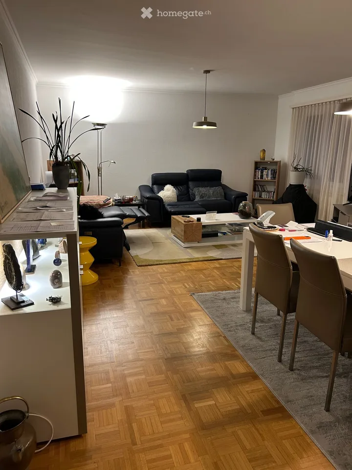 Geräumige 6-Zimmer-Wohnung mit Balkon in Pully 3330.- inklusive Nebenkosten