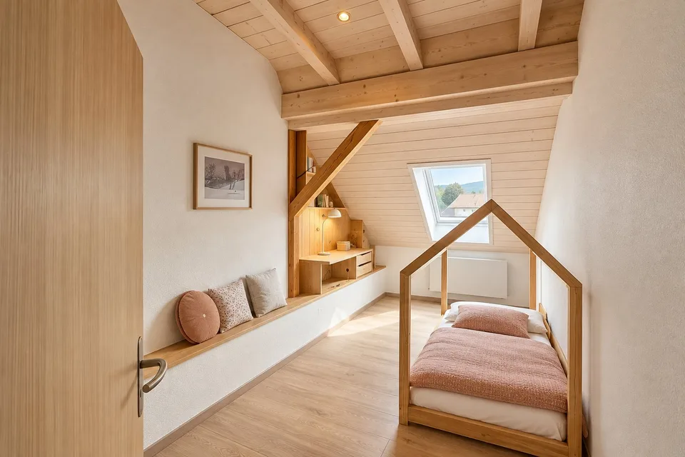 Luminoso loft in attico di 4.5 locali ad Alle – foto 8 di 14