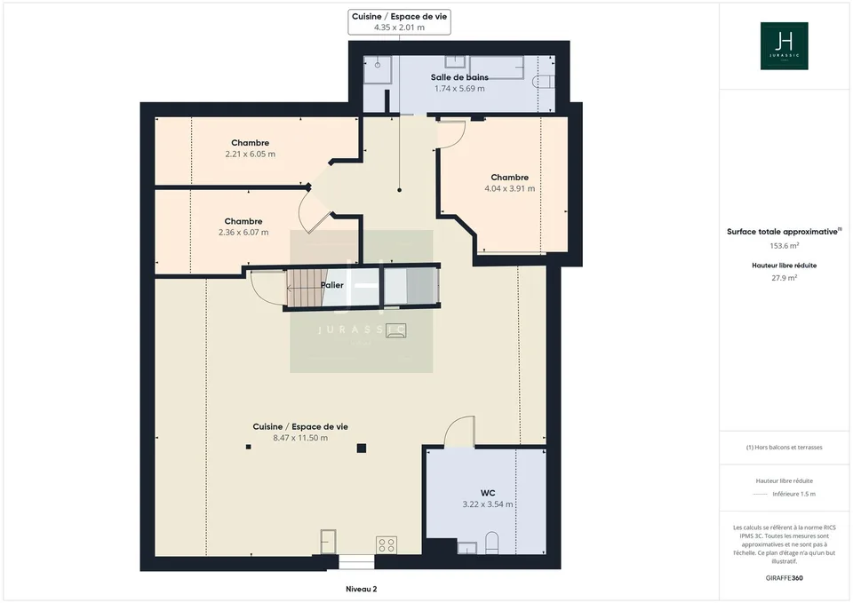 Luminoso loft in attico di 4.5 locali ad Alle – foto 14 di 14
