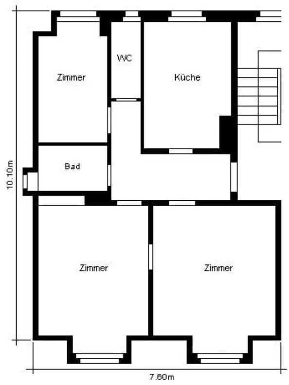 Altbauwohnung im schönen Wipkingen