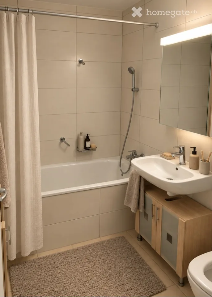 Wohnung 3 Zimmer, Balkon, Keller und Parkplatz