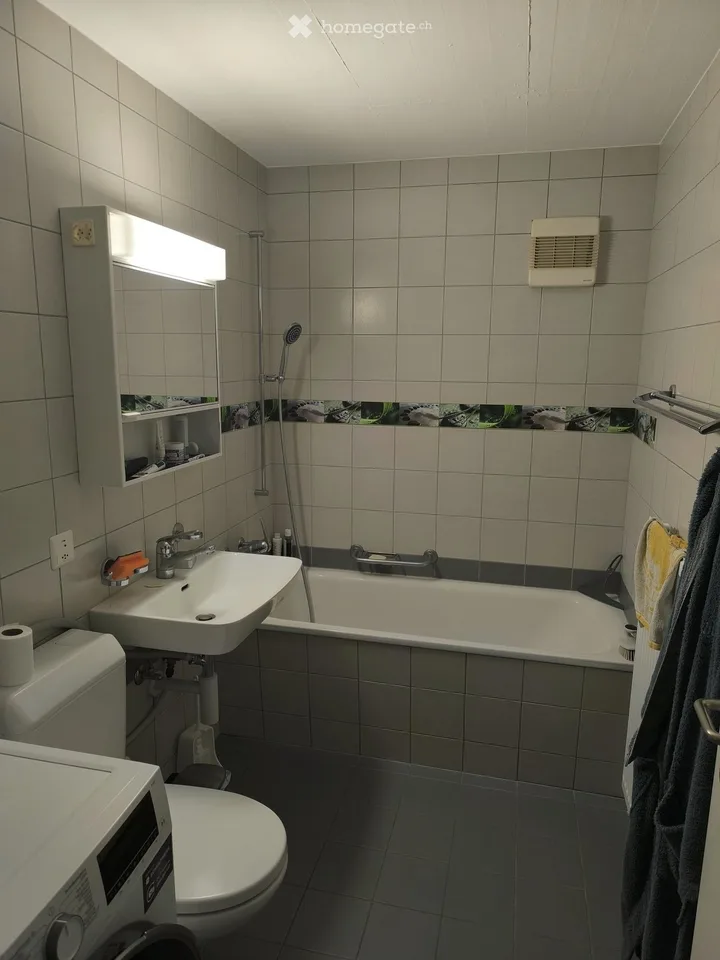 Bright apartment 67 m2 in the Planchettes sector of Porrentruy
