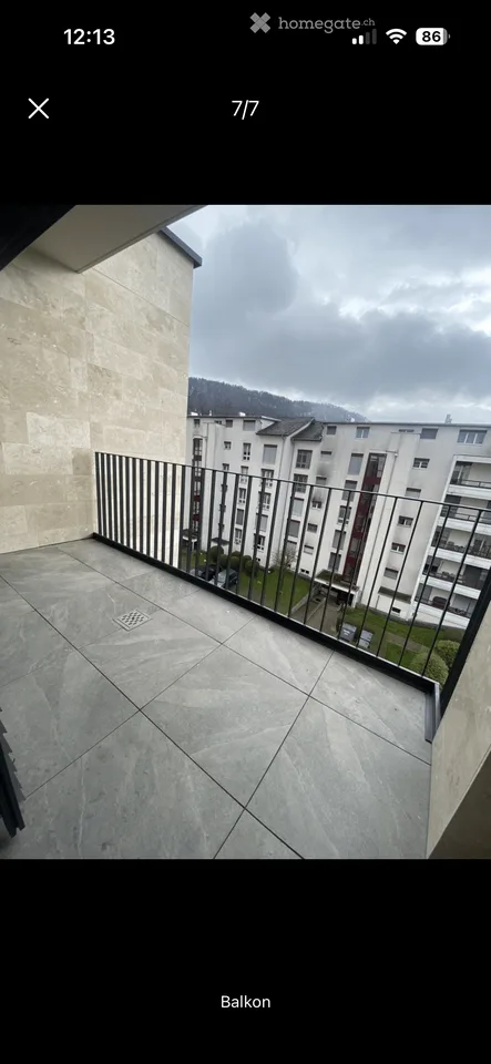 Moderne 2-Zimmer-Neubauwohnung mit Balkon in Luzern-Littau
