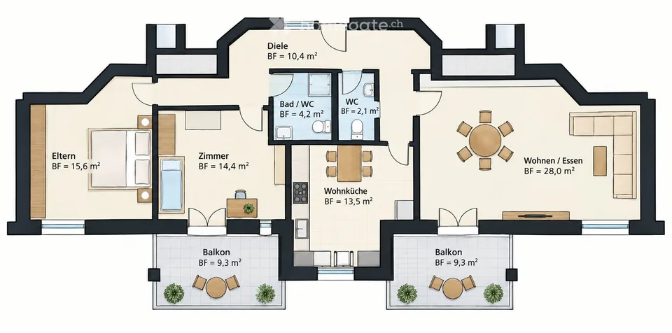 Wohnung in Degersheim