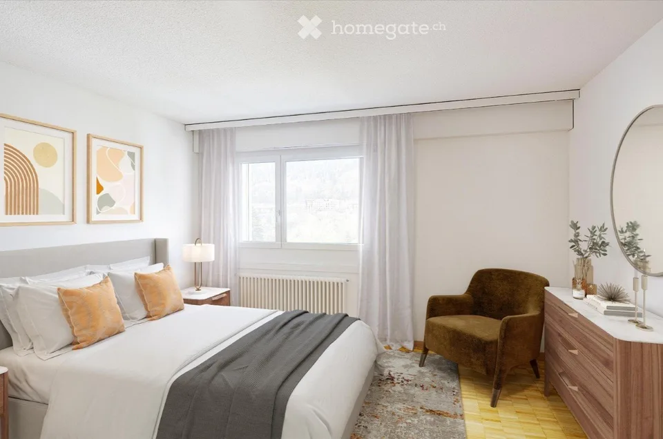 Helle 4-Zimmer-Wohnung 87 m², 2 Balkonen und Lift in der Webermühle