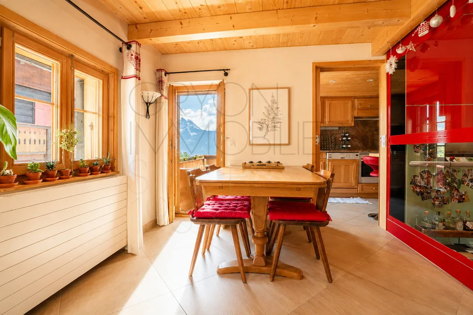 Chalet à Gryon - 110 m² entièrement rénové au coeur du village – foto 4 di 13