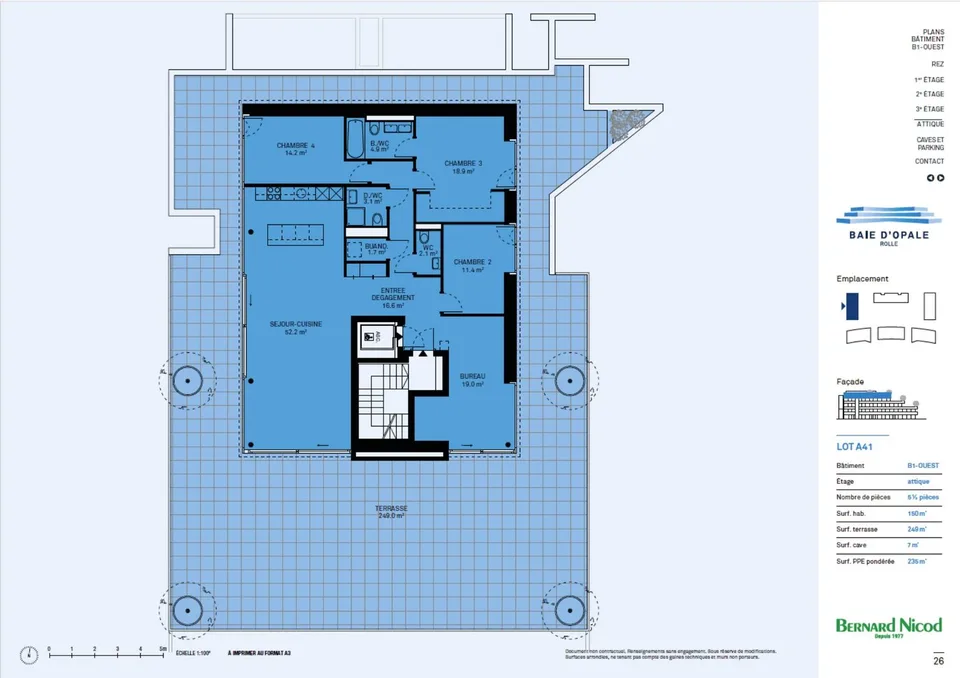 Prächtiges 5.5-Zimmer-Attikapartment mit 249m2 Terrasse – Foto 11 von 11