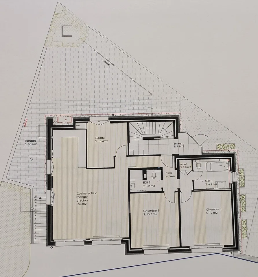In affitto - Appartamento ristrutturato di 4.5 locali - St-Oyens