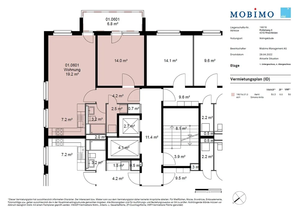 Appartement spacieux à louer dans un quartier calme – photo 5 sur 5