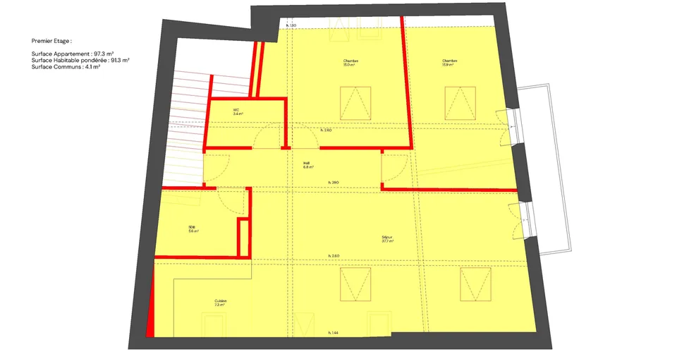 MAISON VILLAGEOISE OFFRANT LA POSSIBILITÉ DE CRÉER DEUX APPARTEMENTS – foto 6 di 7
