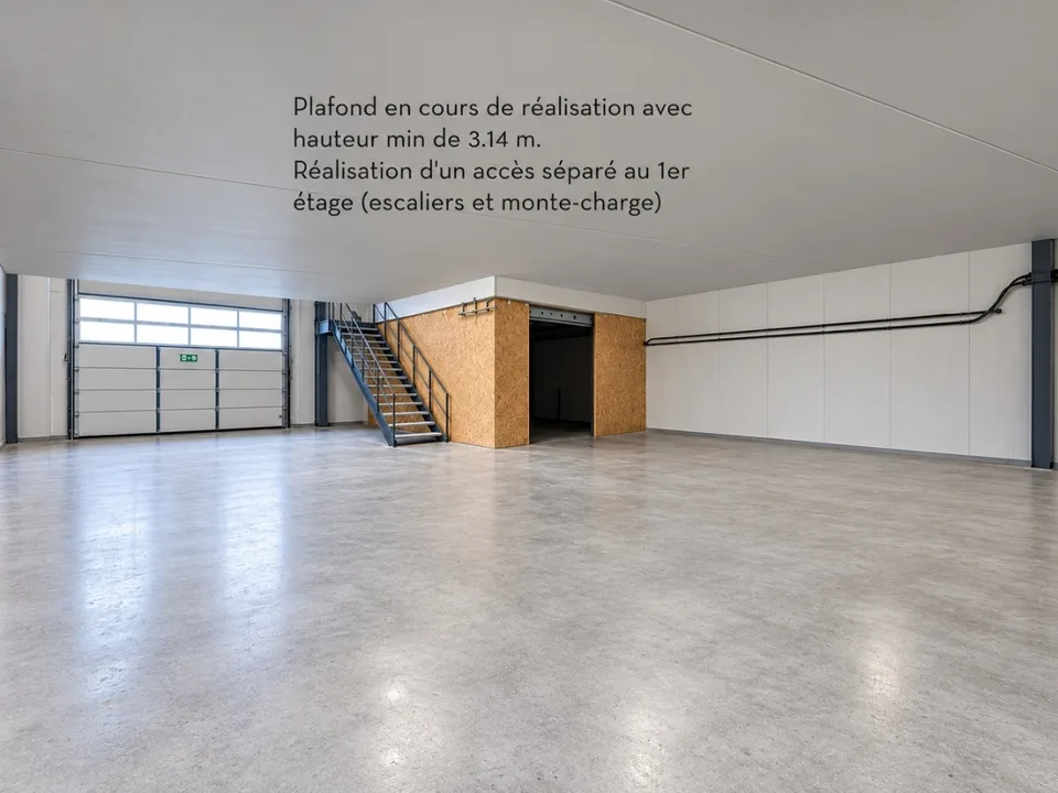 Sion, in affitto un locale di 297,60 m2 al piano terra in un edificio industriale completamente ristrutturato – foto 2 di 9