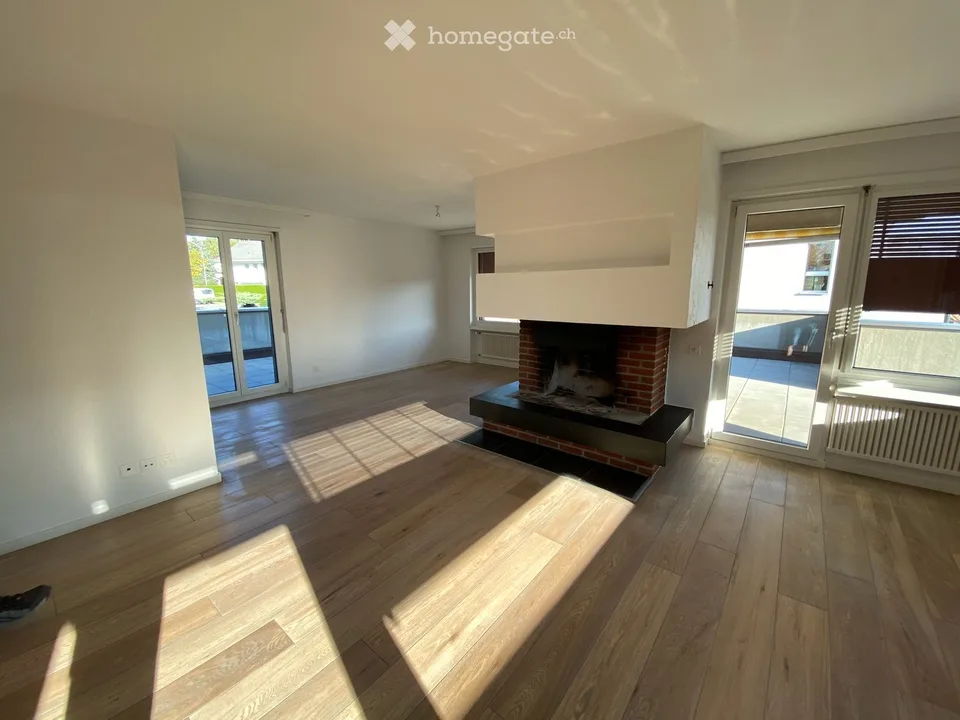 Spacious attic apartment with wrap-around terrace and panoramic view