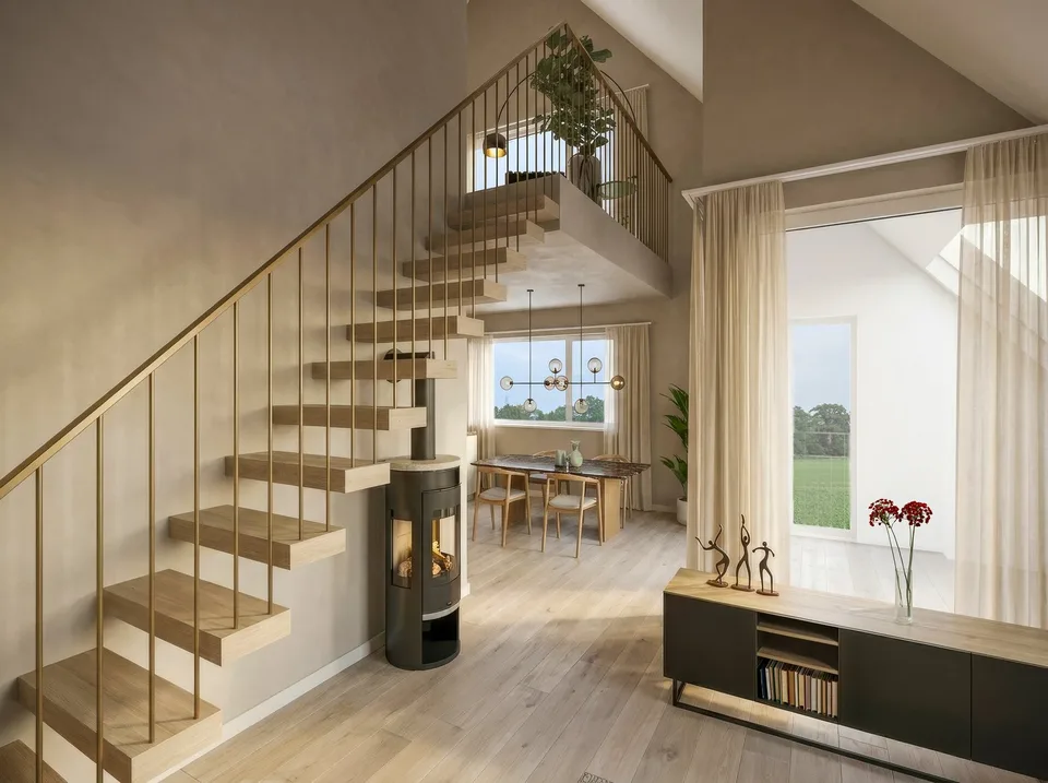 C2: Charmante maisonette 2.5 pièces à Scheuren – Neuf 2027 – photo 4 sur 9