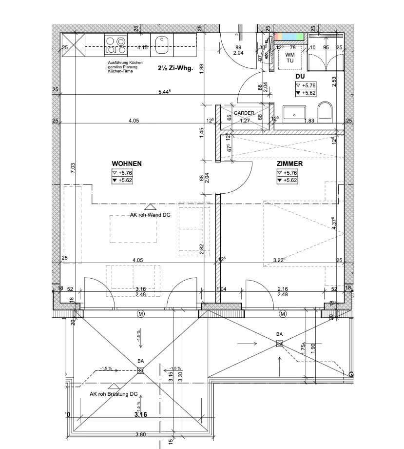 Appartement moderne 2.5 pièces avec style et confort