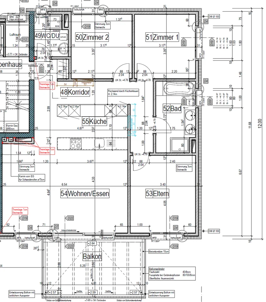 Appartement 4.5 pièces en face de l'Aare