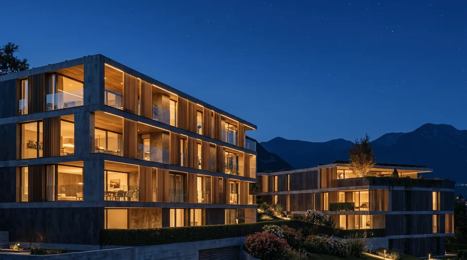 RESIDENZA BRÉLIA – BREGANZONA: Nuovi appartamenti in vendita – foto 6 di 13