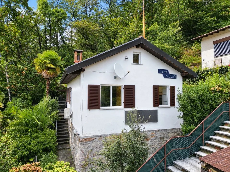Gordola-Maison de vacances au vert avec vue jusqu’au Lac Majeur – photo 3 sur 12