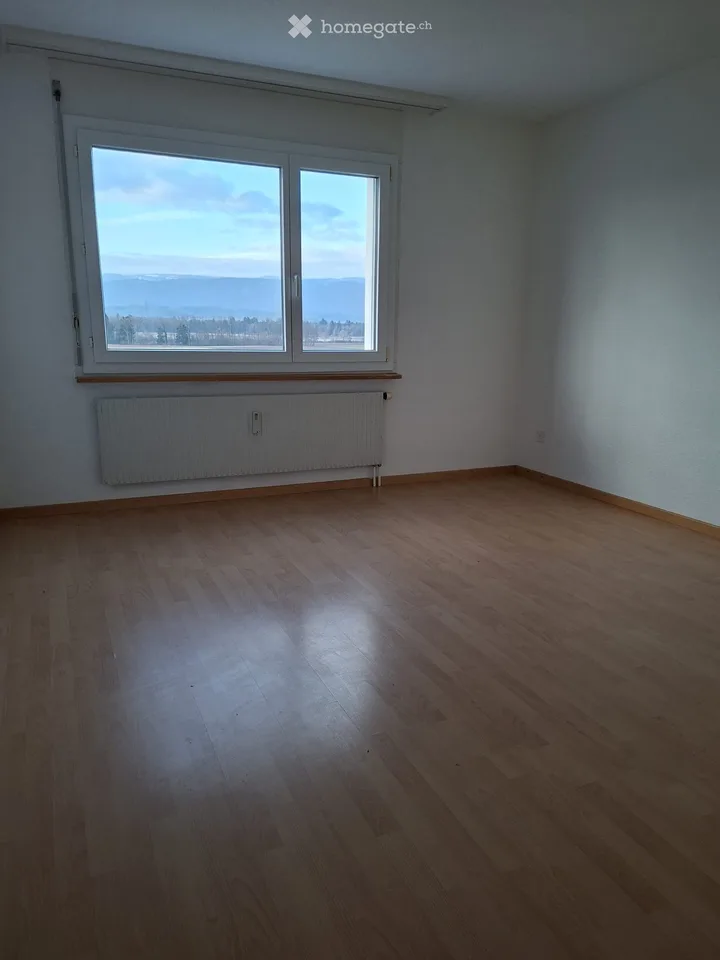 Appartement ensoleillé de 3,5 pièces avec balcon et vue magnifique à Busswil BE