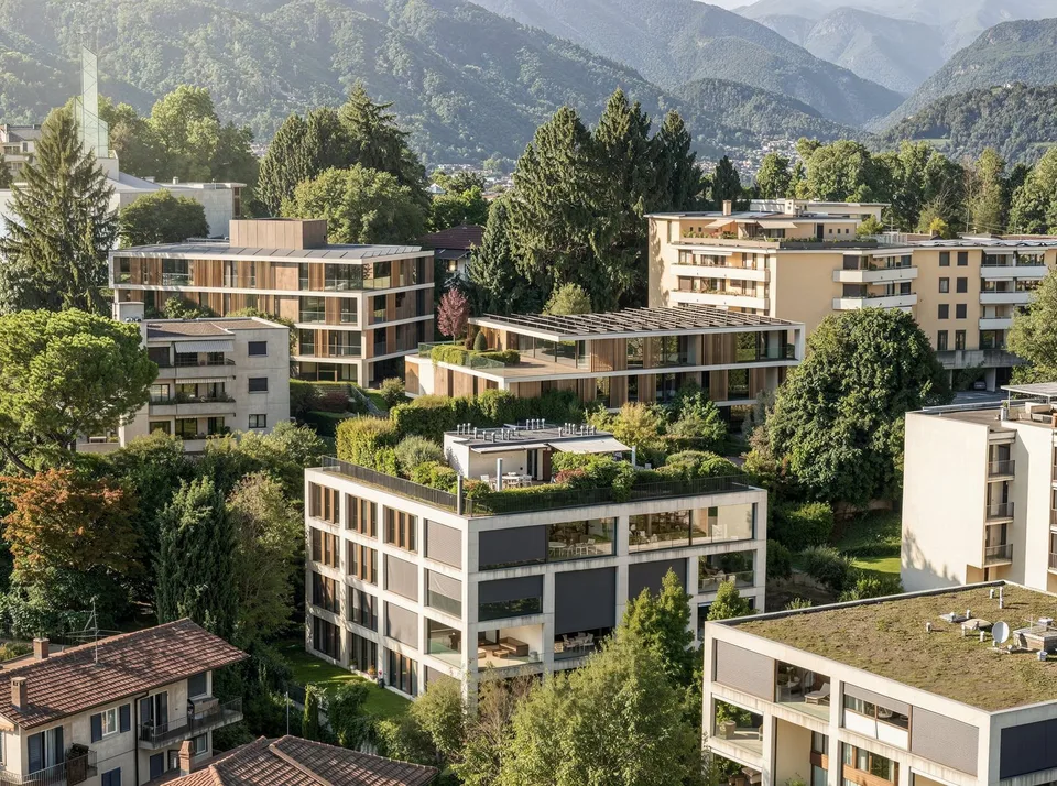 RESIDENZA BRÉLIA – BREGANZONA: Nuovi appartamenti in vendita – foto 2 di 13