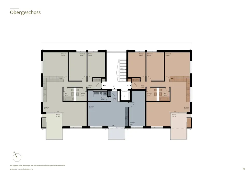 RESERVED: Family-friendly 4.5-room new apartment with balcony in Scheuren – photo 10 of 10