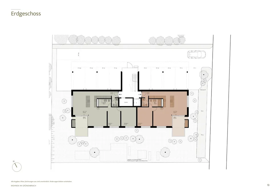 B3: Appartement familial spacieux 4.5 pièces avec balcon à Scheuren – photo 8 sur 10