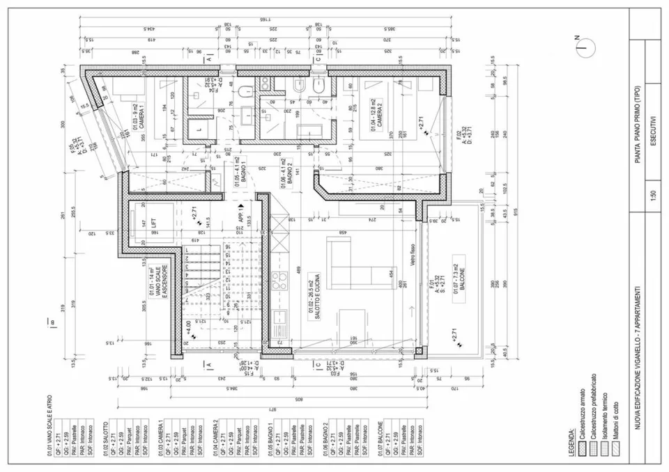 VIGANELLO · DANS UNE NOUVELLE RÉSIDENCE · ELEGANT APPARTMENT 3.5 PIÈCES