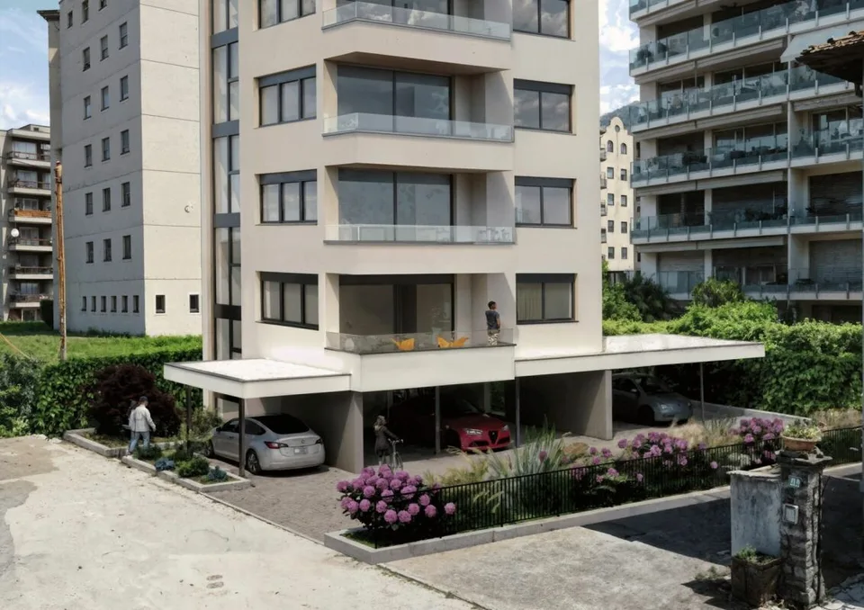 VIGANELLO · DANS UNE NOUVELLE RÉSIDENCE · ELEGANT APPARTMENT 3.5 PIÈCES