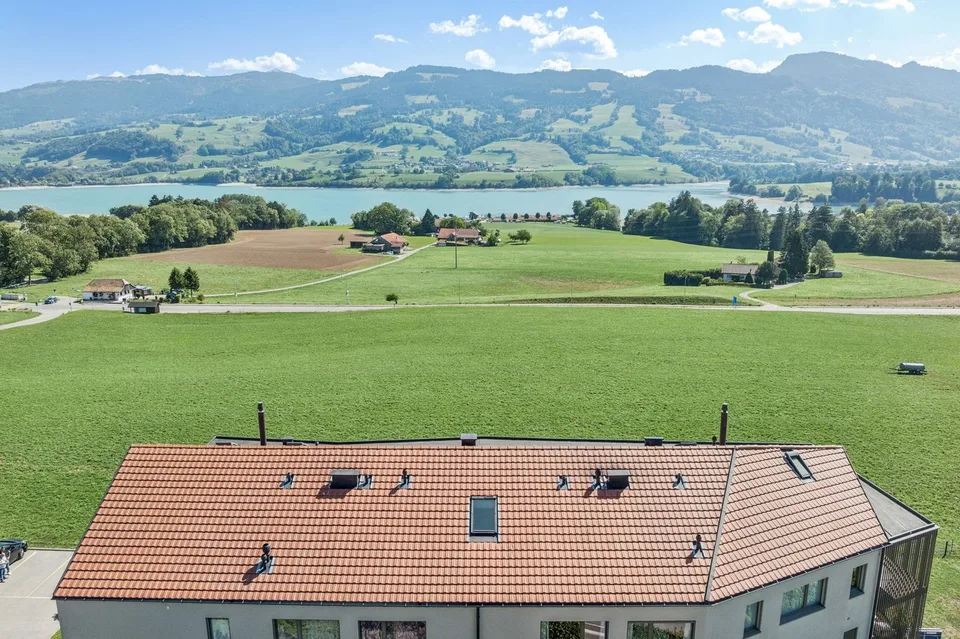 Sublimes Dachgeschoss im Duplex mit atemberaubendem Blick auf den Gruyère-See – Foto 11 von 11
