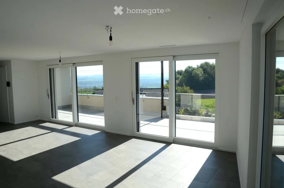 3.5-room attic apartment in new building (2021) for rent, living area 109 m2