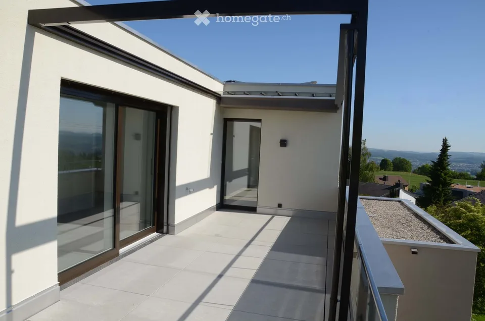 3.5-room attic apartment in new building (2021) for rent, living area 109 m2