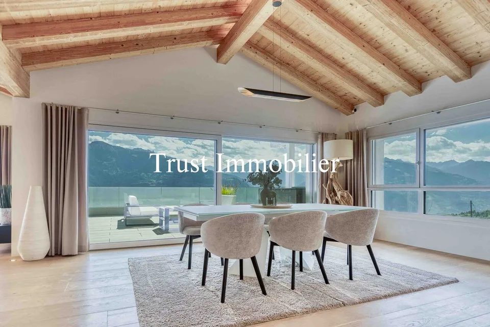 6006. RARE. Villa d'exception avec vue sur les Alpes (Ayent) – photo 7 sur 13