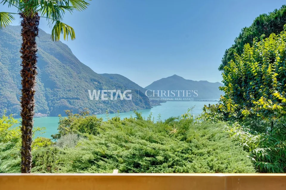 Lugano-Ruvigliana: Appartamento charmante con vista libera sul Lago di Lugano ? Abitazione secondaria possibile – foto 2 di 11