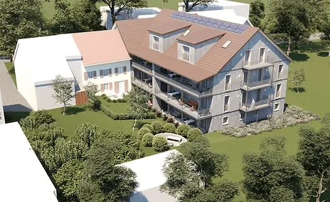 Location pour la première fois : appartement neuf de 3,5 pièces avec deux salles de bain et balcon couvert de 17 m²