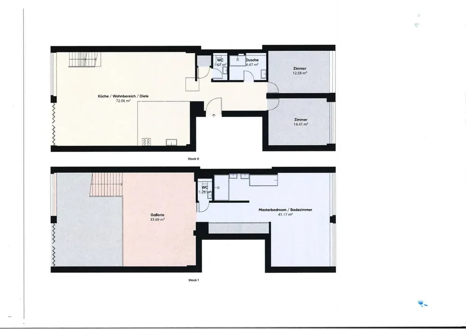 Unique 4.5-room loft with plenty of space and special living feel