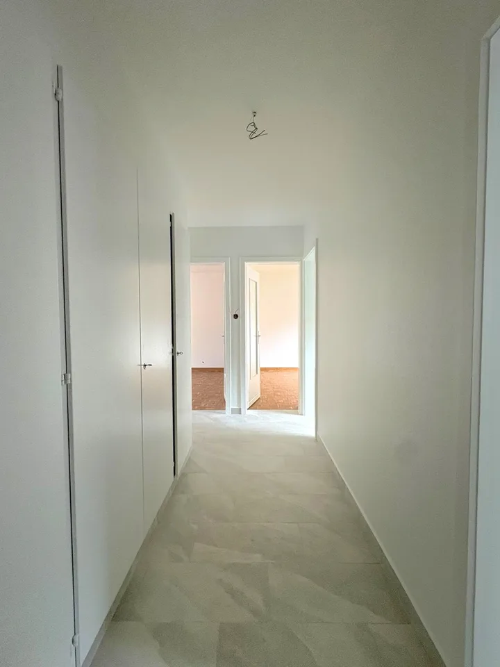 Appartement de 3 pièces rénové avec grand balcon