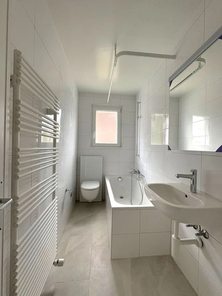 Appartement de 3 pièces rénové avec grand balcon