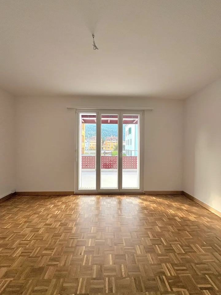 Appartement de 3 pièces rénové avec grand balcon