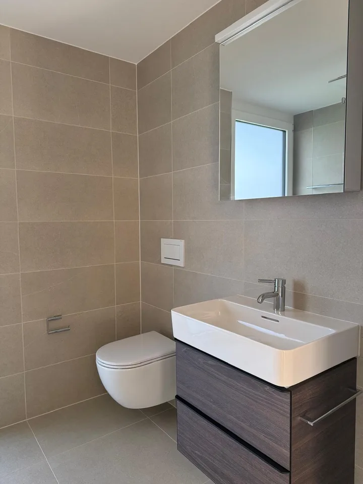 Maison mitoyenne neuve avec appartement maisonnette moderne 3.5 pièces !