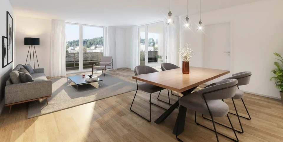 4.5 Zimmerwohnung im Erdgeschoss