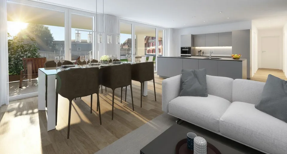 4.5 Zimmerwohnung im Erdgeschoss