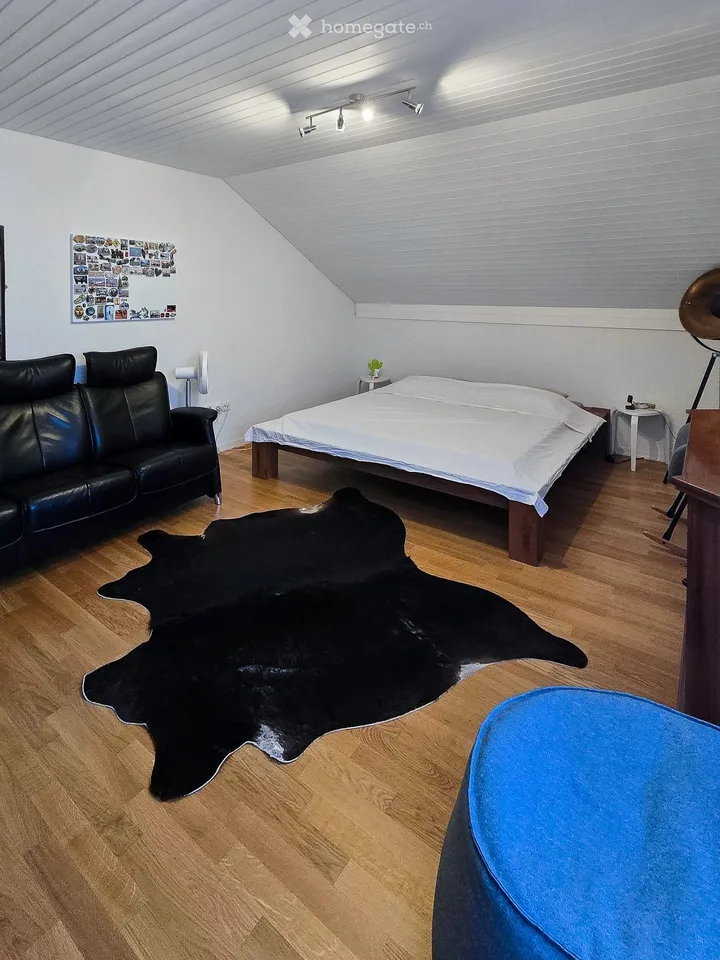 Charmante 3.5-Zimmer-Dachwohnung mit Balkon in Uitikon Waldegg – Foto 4 von 7