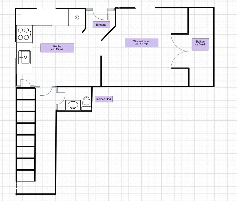4.5-Zimmer Maisonettenwohnung zu vermieten – Foto 5 von 5