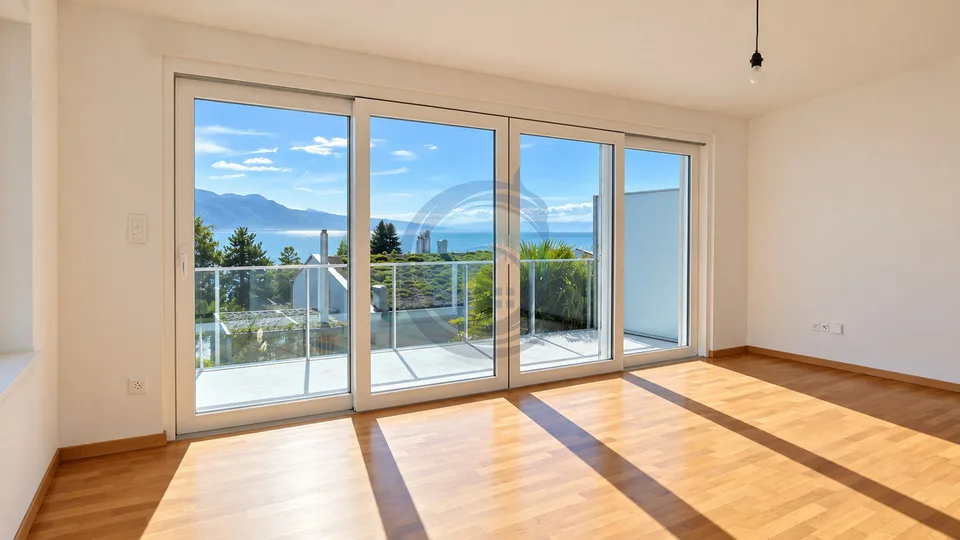 VILLA JUMELÉE AVEC VUE PANORAMIQUE SUR LE LAC ET JARDIN PRIVATIF – photo 9 sur 22