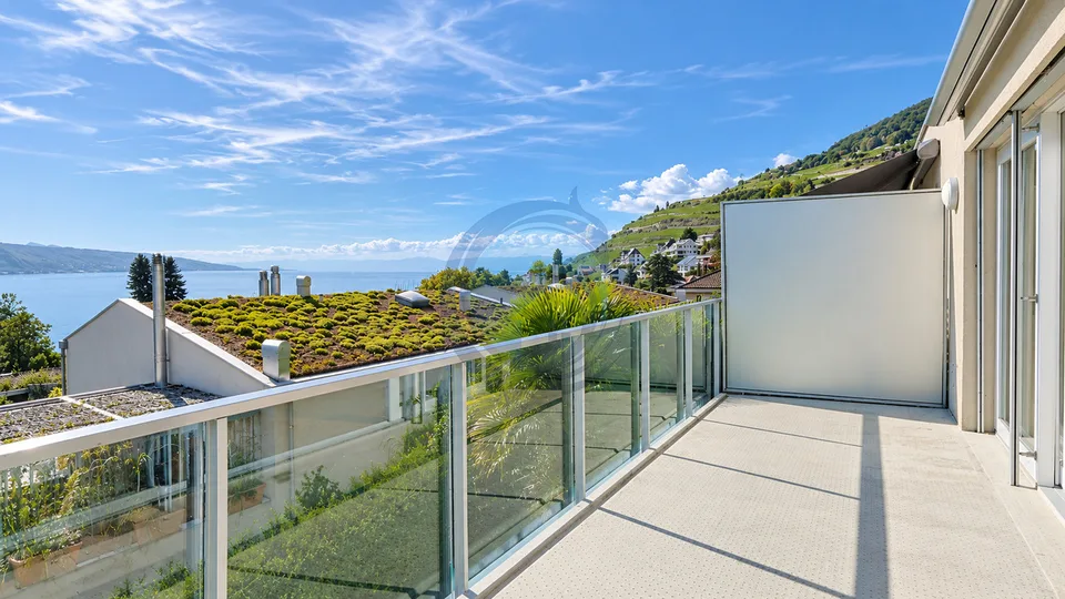 VILLA JUMELÉE AVEC VUE PANORAMIQUE SUR LE LAC ET JARDIN PRIVATIF – photo 12 sur 22