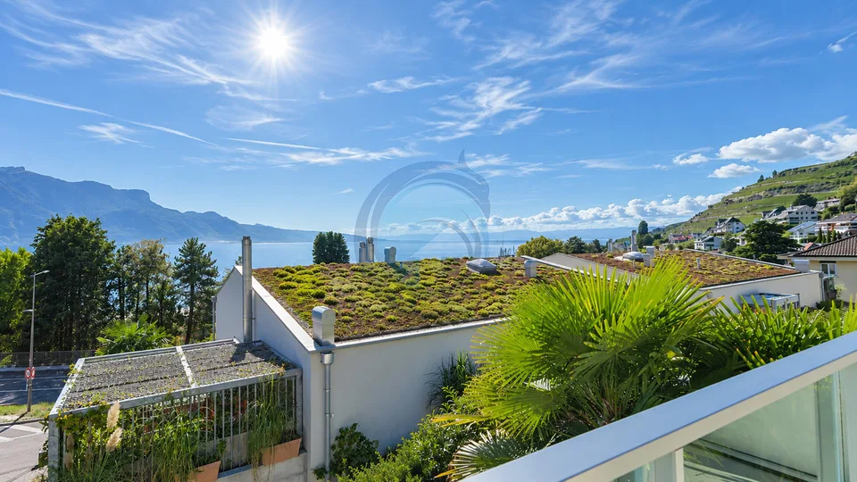 VILLA JUMELÉE AVEC VUE PANORAMIQUE SUR LE LAC ET JARDIN PRIVATIF – photo 11 sur 22